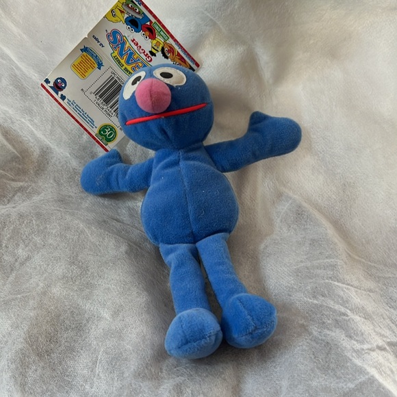 1997 Grover Sesame Street Beans Cute 6” Muppet Children’s Television Workshop - Picture 1 of 6